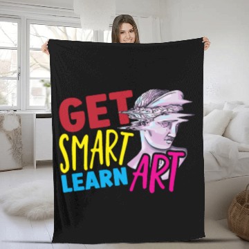 Discover Painting Artist Teach Art Art School Drawing Fleece Blankets