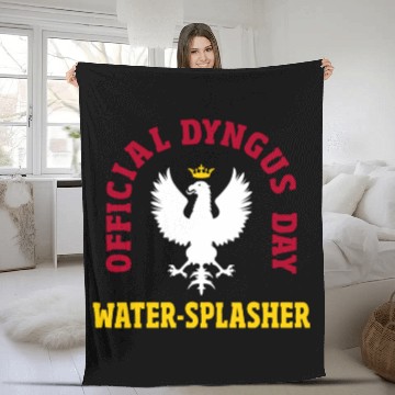 Discover Dyngus Day Water Splasher Fleece Blankets