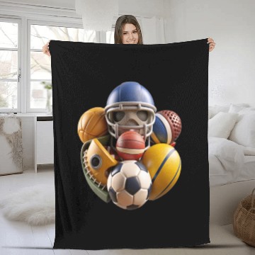 Discover Game Day All Day College Sports Fleece Blankets