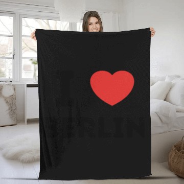 Discover I Love Berlin Germany Fleece Blankets