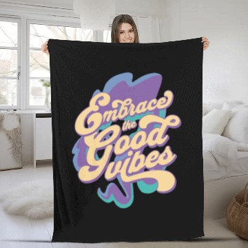 Discover Positive Pulse Fleece Blankets