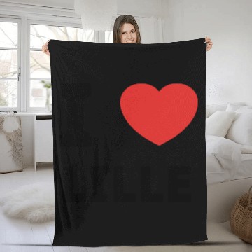 Discover I Love Lille France Fleece Blankets