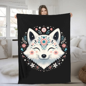 Discover Polar Fox Fleece Blankets