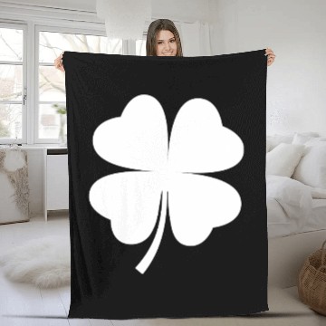 Discover Irish Shamrock St Patricks Day St. Paddy's Fleece Blankets