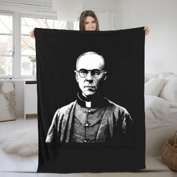Discover Saint Maximilian Maria Kolbe Fleece Blankets