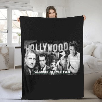 Discover Classic Hollywood Movie Fan Fleece Blankets