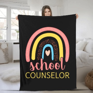 Discover School Counselor II Fleece Blankets