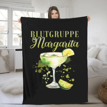Discover Blutgruppe Margarita Tequila Stag Party Fleece Blankets