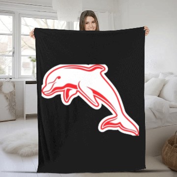 Discover Dolphins NRL Fleece Blankets