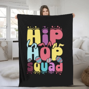 Discover Easter Hip Hop squad Easter Day Fleece Blankets