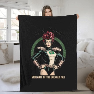 Discover Irish Mammy - Ireland's Superhero Mothers Fleece Blankets