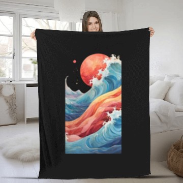 Discover Stylish & Cozy Clothing Designs for Cold Seasons" Fleece Blankets