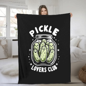 Discover Pickle Lover Funny Pickle Dill pickle Pickled Fleece Blankets
