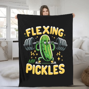 Discover Pickle Lover Funny Pickle Dill pickle Pickled Fleece Blankets
