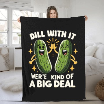 Discover Pickle Lover Funny Pickle Dill pickle Pickled Fleece Blankets