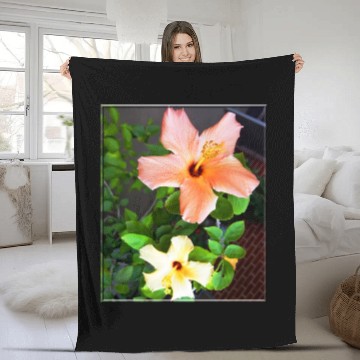 Discover Hibiscus 4 Fleece Blankets