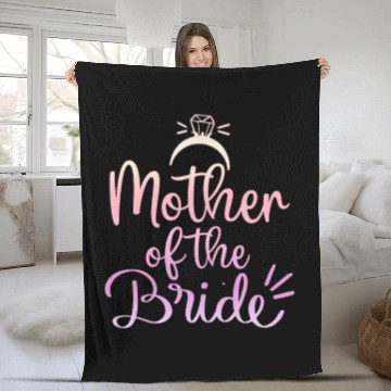 Discover Team Bride - mother of the Bride Fleece Blankets