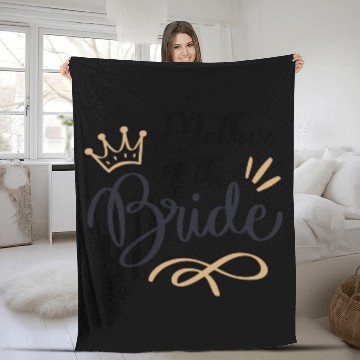 Discover Team Bride - mother of the Bride Fleece Blankets