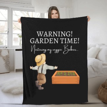 Discover Gardening your own vegetables vegetable Gardener Fleece Blankets