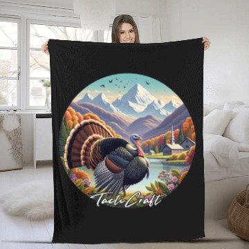 Discover TactiCraft turkey mountain gospel Fleece Blankets