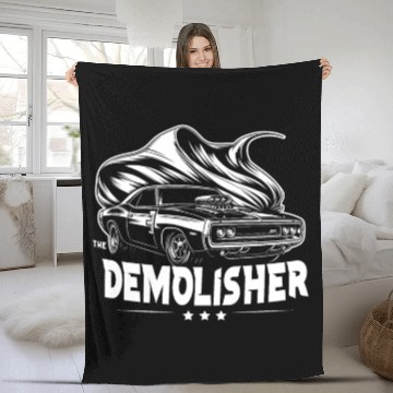 Discover Demo Derby Demolition Derby Demolition Derby Lover Fleece Blankets