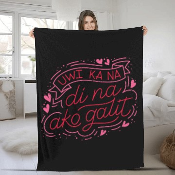 Discover Love's Visual Symphony: Valentine's Graphics Desig Fleece Blankets