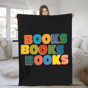 Discover Book Books Books: A Journey Beyond Pages Fleece Blankets