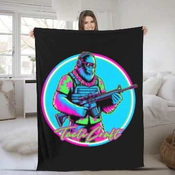 Discover Gorilla Party Time Fleece Blankets