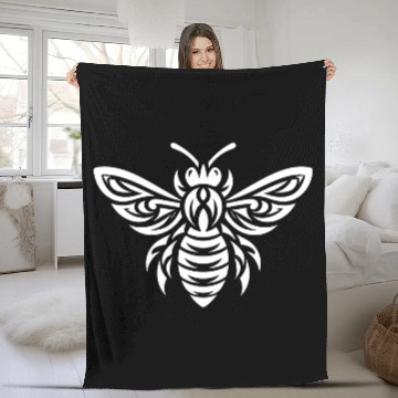 Discover Sweet Little T Tattoo Bee Fleece Blankets