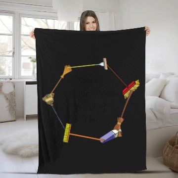 Discover There's a little witch in all of us. Fleece Blankets