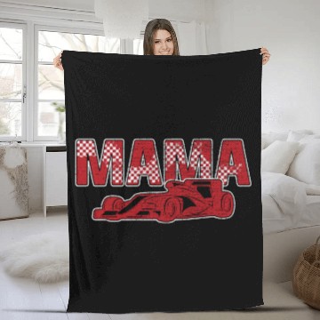 Discover Racing Birthday Matching Family Race Car Pit Crew Fleece Blankets