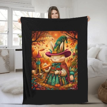 Discover The Carrot Conjurer: A Rabbit Wizard's Naif Fleece Blankets