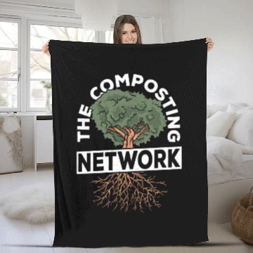 Discover Gardener Recycle Vermicomposting Worm Farming Fleece Blankets