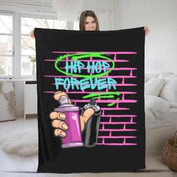 Discover Hip hop Fleece Blankets