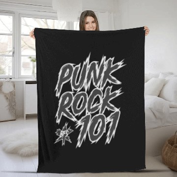 Discover Punk Rock 101 Fleece Blankets