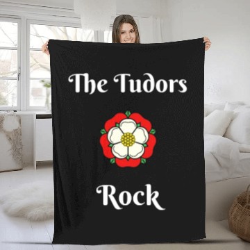 Discover Funny Tudor History Rose for College School Fleece Blankets