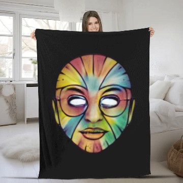 Discover Tie Dye Fleece Blankets