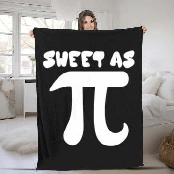 Discover Pi Day Nerd Geek Love Math Pi Symbol Kids Men Fleece Blankets