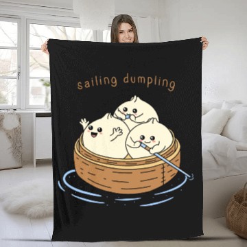 Discover Happy Sailing Dumpling Fleece Blankets