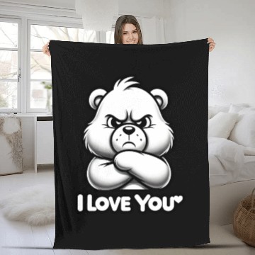 Discover Grumpy Care Bear Fleece Blankets