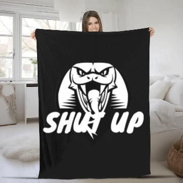 Discover fanny angry snike shut up women men Fleece Blankets