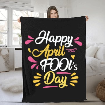 Discover April Fools Day Celebration Design Fleece Blankets
