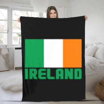 Discover Ireland Fleece Blankets