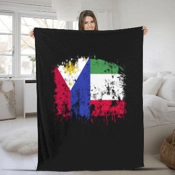 Discover Philippines Italy Flag 3D Fleece Blankets