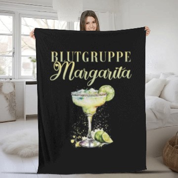 Discover Blutgruppe Margarita Tequila Stag Party Fleece Blankets