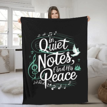 Discover Prayer Songs Jesus Christ Religious Music Praise Fleece Blankets