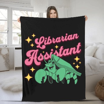 Discover Librarian Assistant Job Title Awesome Library Fleece Blankets