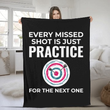 Discover Archery Targets Archer Bullseye Shooting Sport Fleece Blankets