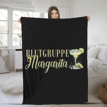Discover Blutgruppe Margarita Tequila Stag Party Fleece Blankets