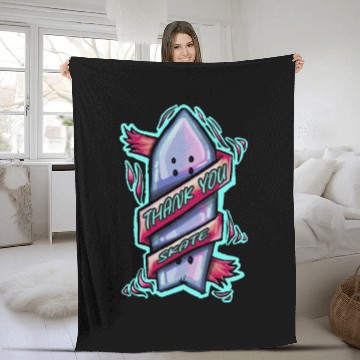 Discover Thank you Skateboarding Fleece Blankets